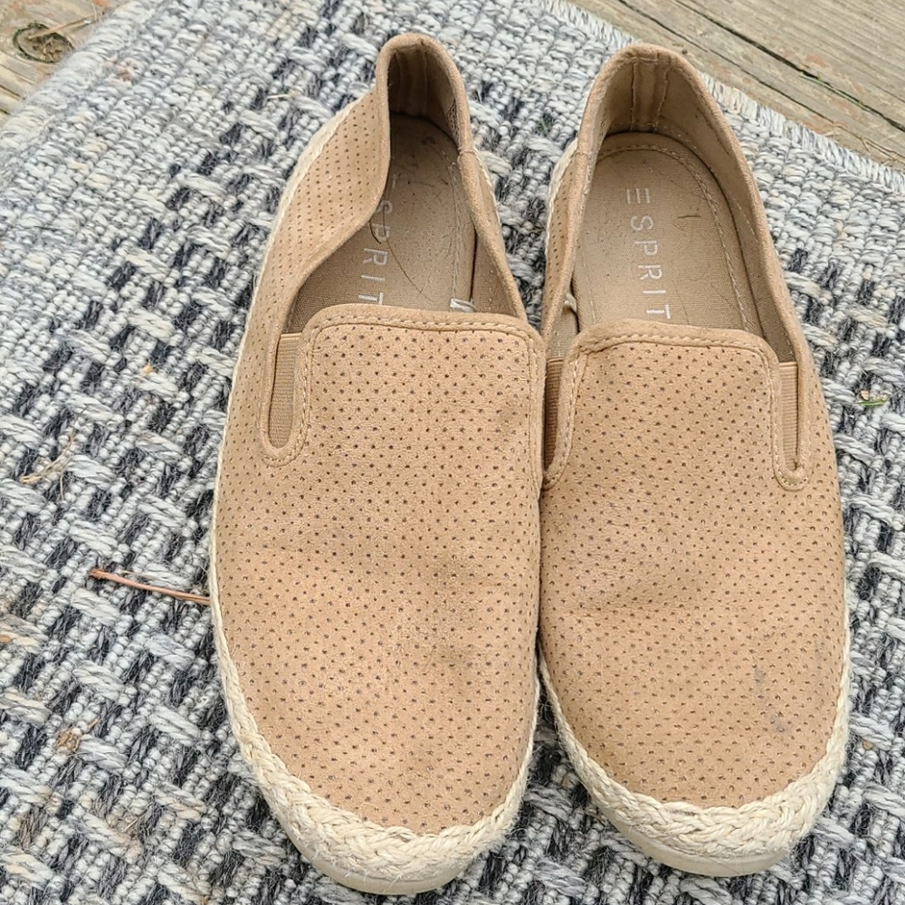 Tan Slip on shoes
